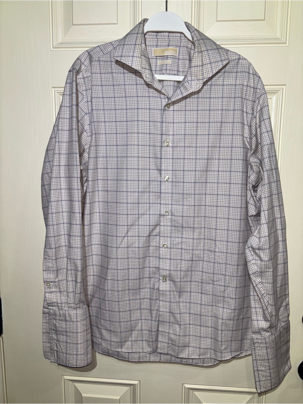 Michael Kors Plaid Dress Shirt 16 1/3 (34/35)